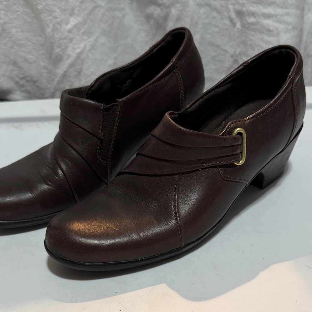 Clarks Dark Brown Women's Heels